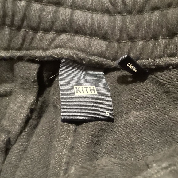 BLACK KITH HEAVYWEIGHT SWEATPANTS SMALL - Picture 3 of 4